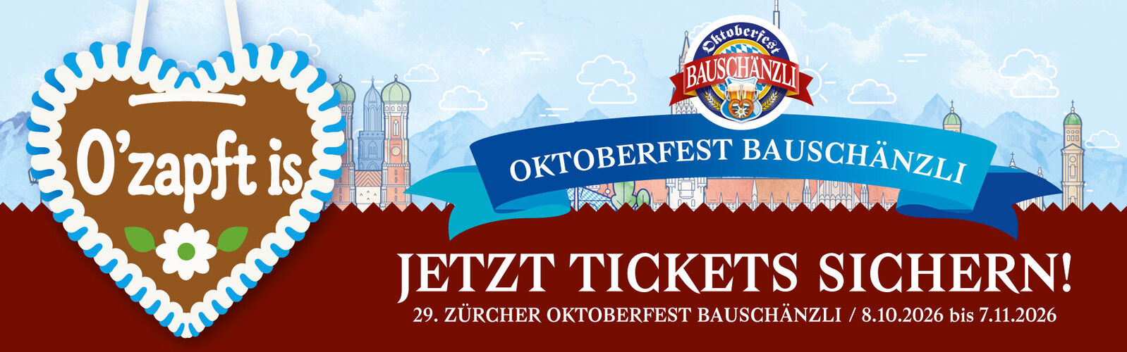 Oktoberfest - 8. Oktober bis 7. November 2026